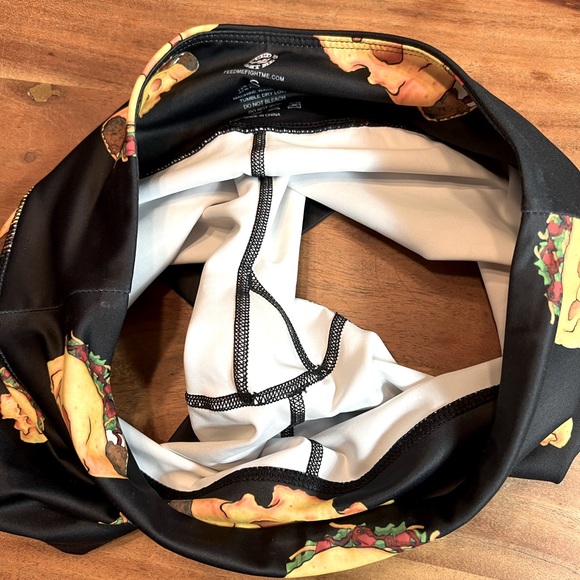 EUC Feed Me Fight Me workout shorts, size small - Picture 3 of 4